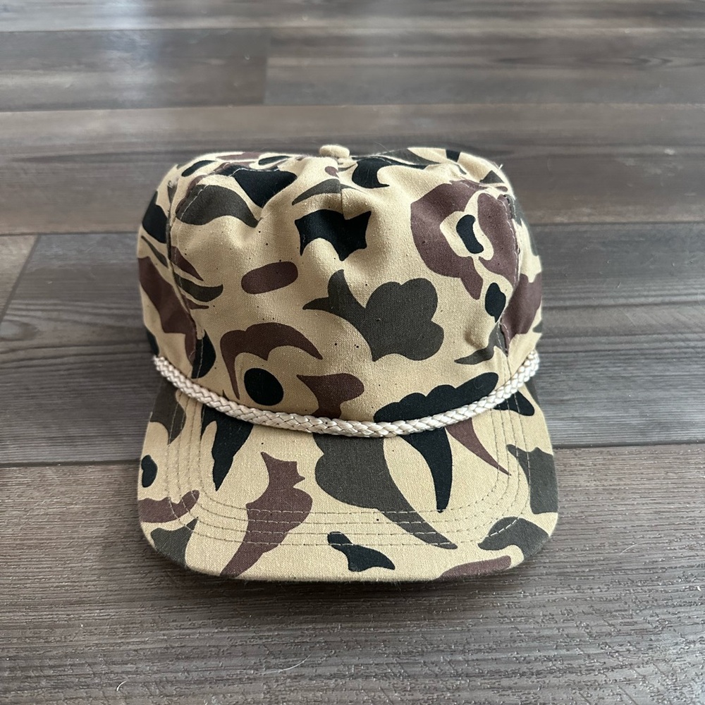 Undercover Tribal Duck Camoflauge Vintage Roped Strap Back Hat CAMO Kath